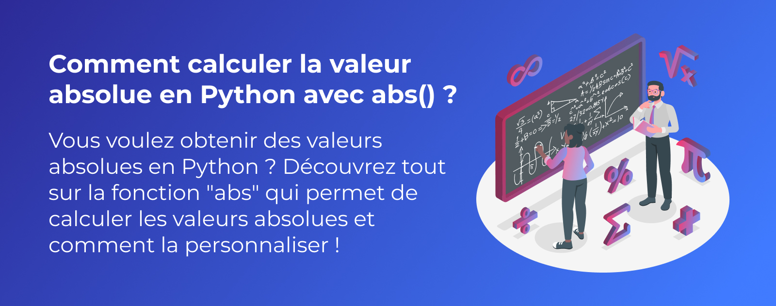 La fonction abs - calculer des valeur absolues en Python