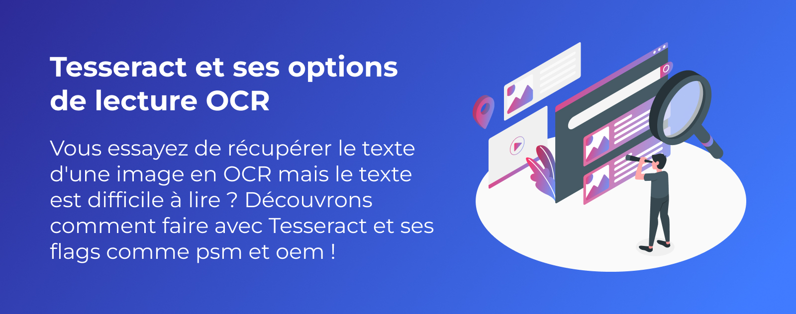 Comment faire de l'OCR avec Tesseract ?