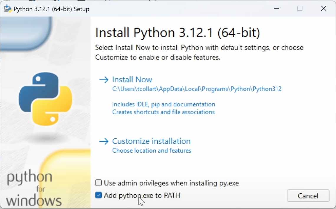 Installer Python