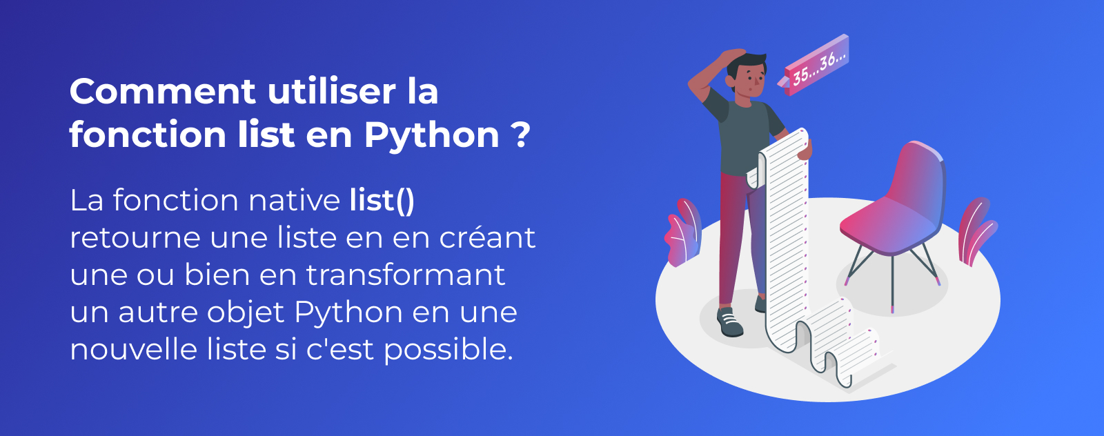 La fonction list en Python