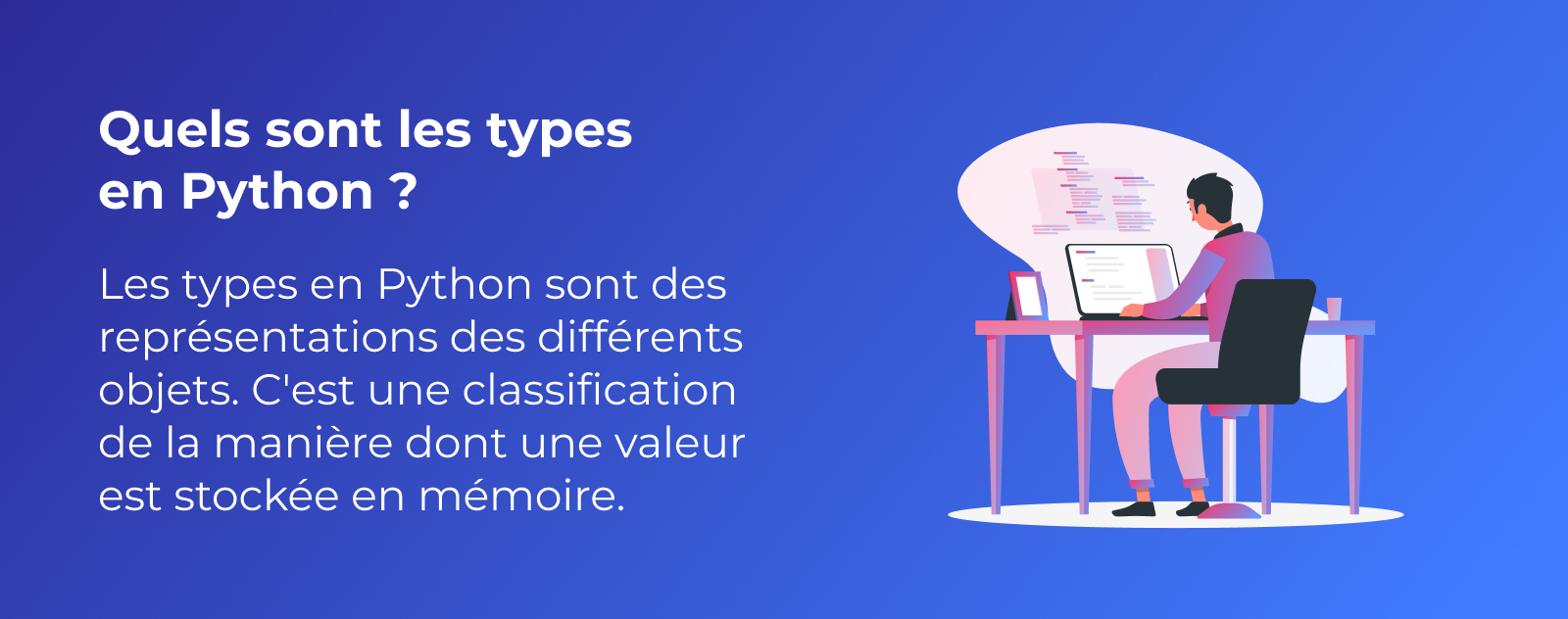 Quels sont les types en Python ?