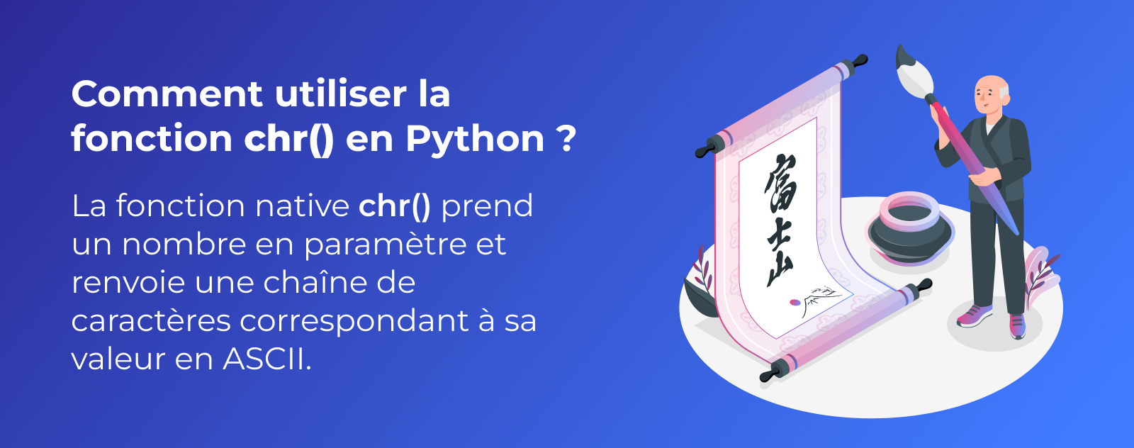 La fonction chr() en Python